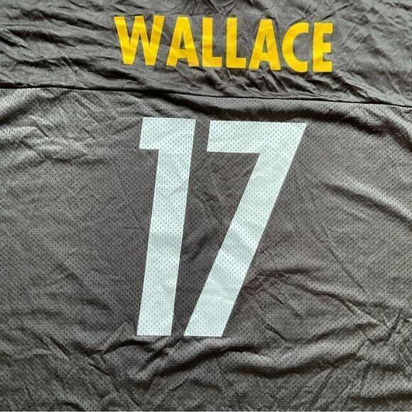 NWT ❤️ Reebok NFL Pittsburgh Steelers #17 Wallace Football Jersey - Picture 6 of 8